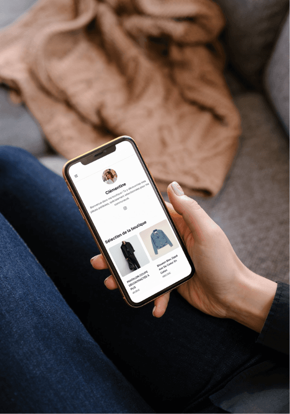 Étape 1 : Tu crées ta boutique personnalisée en 2min